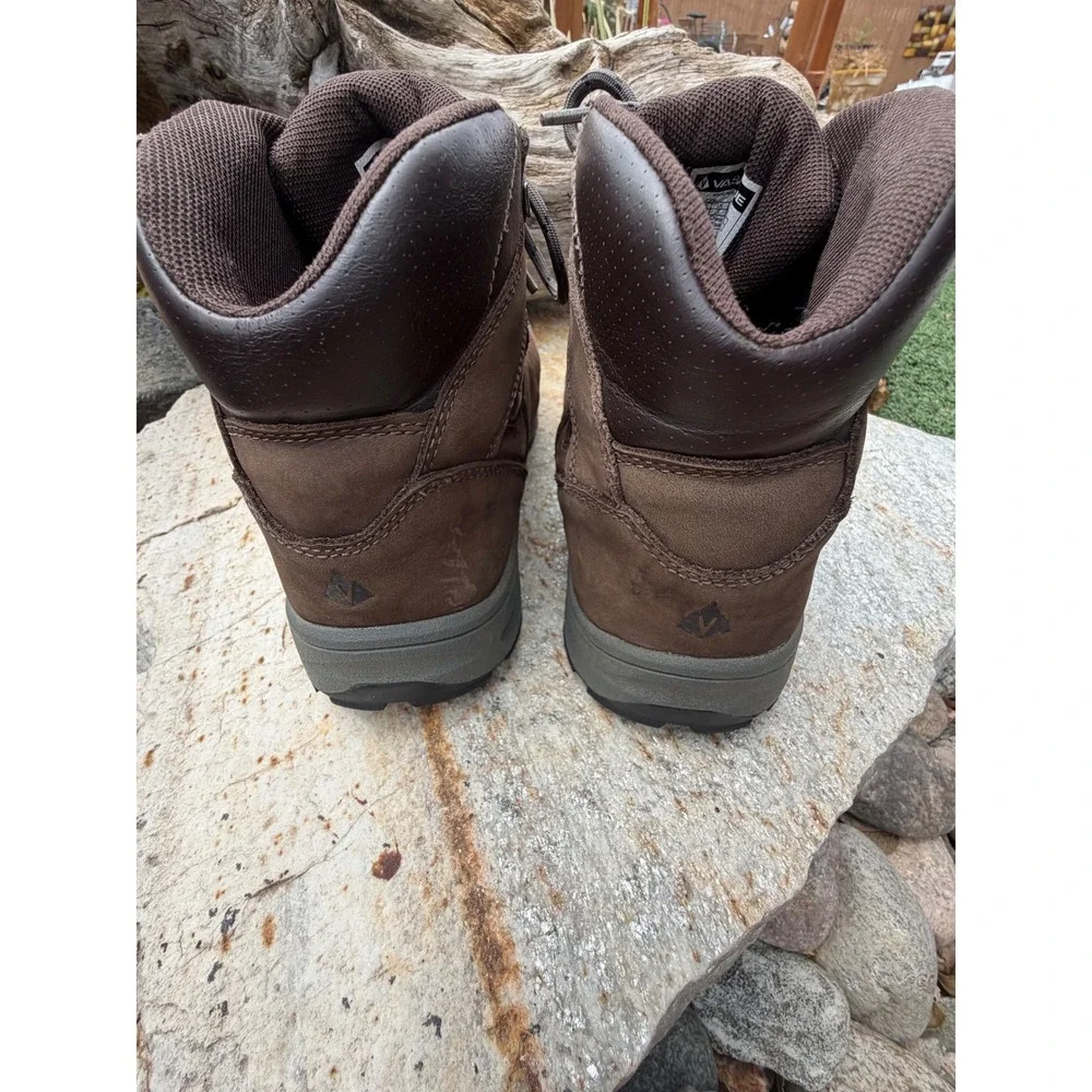 Vasque Waterproof Brown Nubuck Leather Hiking Boots Kids Size 6 7206 Mid Top